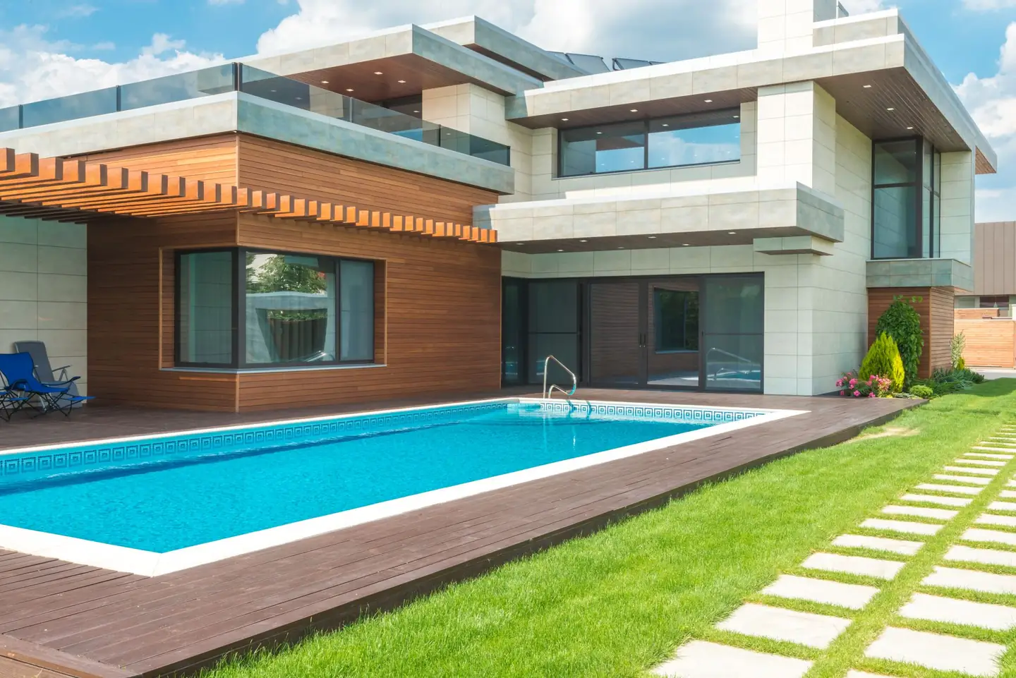 Swimming pool built in Sefton, NSW